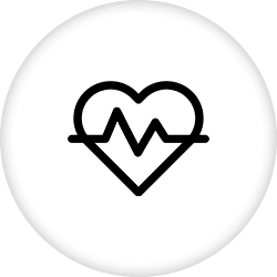 A heart with an arrow going through it.