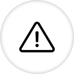 A black and white picture of an exclamation point.
