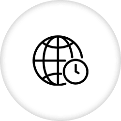 A globe with an alarm clock on it.